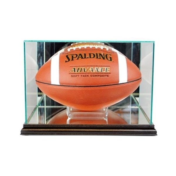 Perfect Cases Perfect Cases FBR-B Rectangle Football Display Case; Black FBR-B